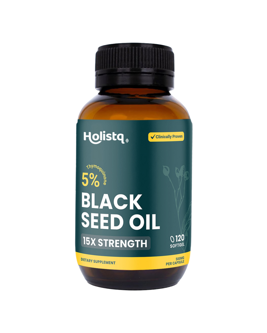 5% TQ Black Seed Oil 120 Capsules